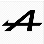 Stylized letter 'A' with a lightning bolt design.